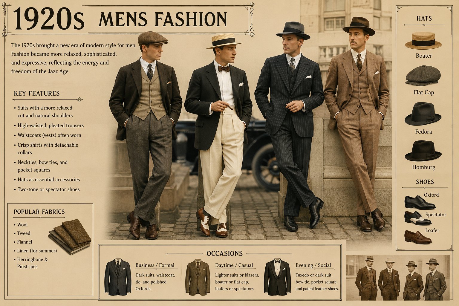1920s mens fashion